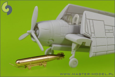 マスター SM-350-072 1/350 アメリカ海軍 空挺魚雷マーク13(22.4インチ)トロリー付 初期型(10本)
