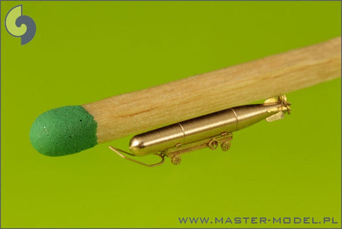 マスター SM-350-072 1/350 アメリカ海軍 空挺魚雷マーク13(22.4インチ)トロリー付 初期型(10本)