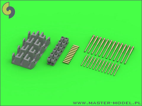 マスター SM-350-079 1/350 HMS ベルファストの武装 6インチ砲(12本), 4インチ砲(12本), 6インチ砲取付用のレジンパーツ付