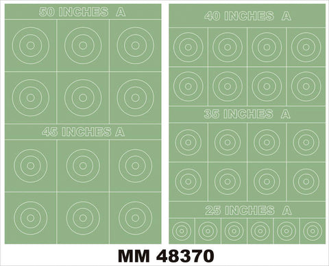 モンテックス MM48370 1/48 (汎用)マスキングシート