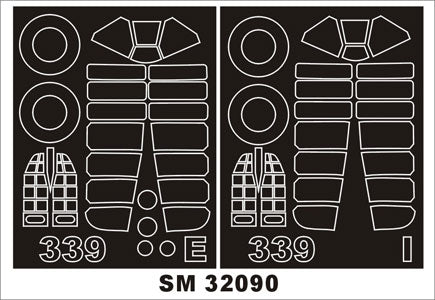 モンテックス SM32090 1/32 バッファロー B-339(スペシャルホビー用) ミニマスク
