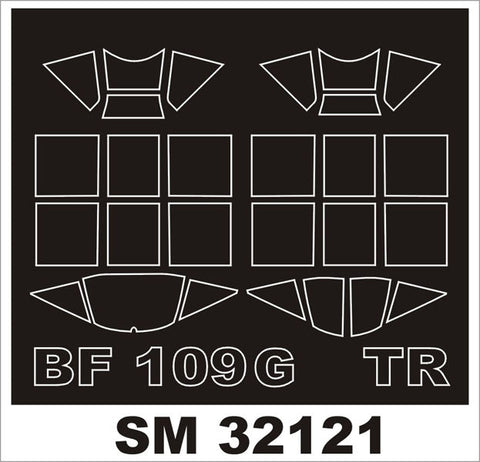 モンテックス SM32121 1/32 Bf-109G6 (初期型) (トランぺッター用) ミニマスク