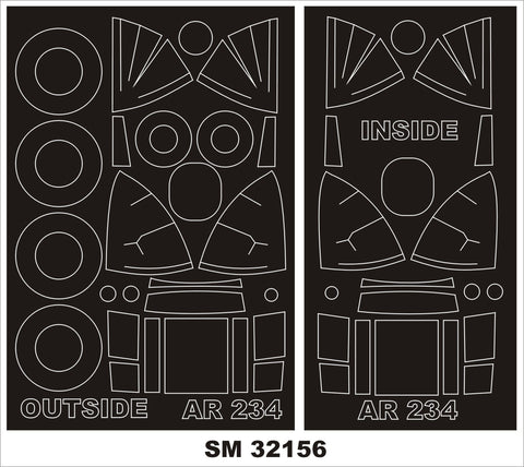 モンテックス SM32156 1/32 アラド Ar 234(フライ用) ミニマスク