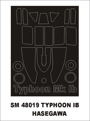 モンテックス SM48019 1/48 タイフーン IB(ハセガワ用) ミニマスク