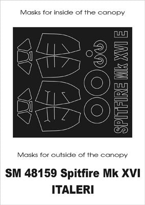 モンテックス SM48159 1/48 スピットファイア MkXVI(イタレリ用) ミニマスク