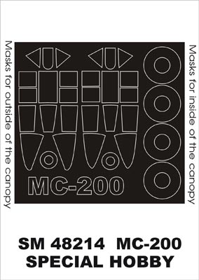 モンテックス SM48214 1/48 MC 200(スペシャルホビー用) ミニマスク