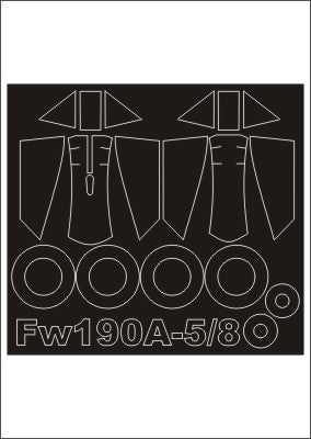 モンテックス SM48279 1/48 Fw 190A-5(ハセガワ用) ミニマスク