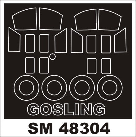モンテックス SM48304 1/48 グラマン ゴスリング(AZモデル用)S ミニマスク