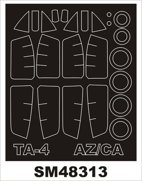 モンテックス SM48313 1/48 TA-4 スカイホーク (AZモデル用)/CA ミニマスク