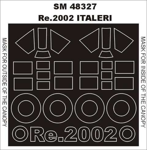 モンテックス SM48327 1/48 Re-2002 (イタレリ用) ミニマスク