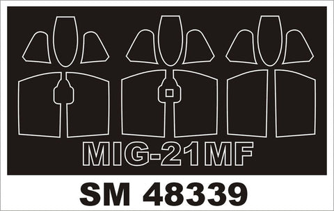 モンテックス SM48339 1/48 MiG-21 (エデュアルド用) ミニマスク