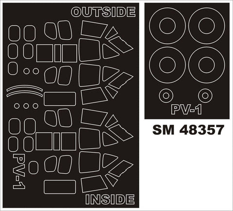 モンテックス SM48357 1/48 PV-1 ベンチュラ(レベル用) ミニマスク