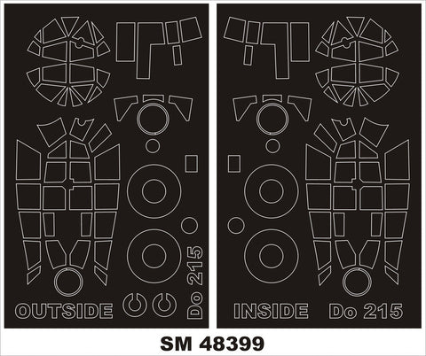 モンテックス SM48399 1/48 Do 215B-4(ICM用) ミニマスク