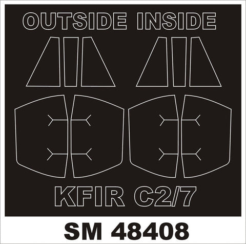 モンテックス SM48408 1/48 クフィル C2/C7(キネティック用) ミニマスク