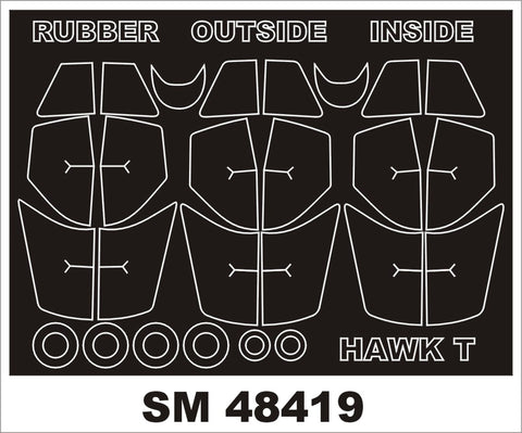モンテックス SM48419 1/48 ホーク T Mk.I(ホビーボス用) ミニマスク