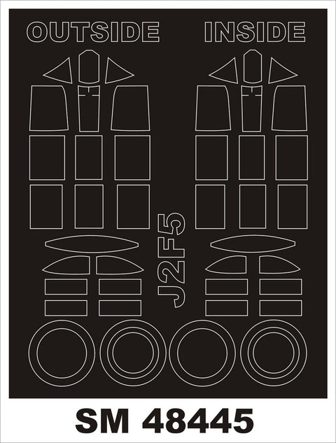 モンテックス SM48445 1/48 J2F-5 ダック(メリットインターナショナル用) ミニマスク