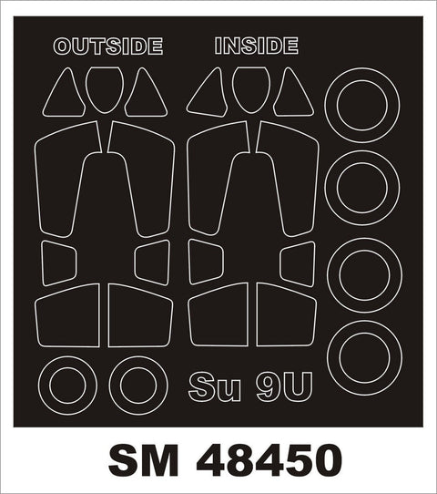 モンテックス SM48450 1/48 Su-9U(トランぺッター用) ミニマスク