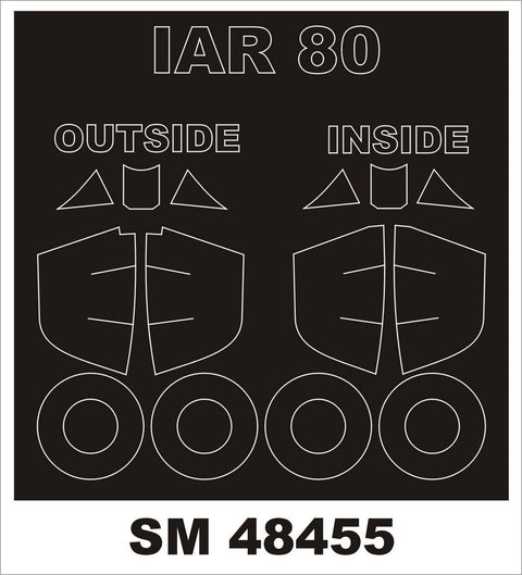モンテックス SM48455 1/48 IAR-80(ホビーボス用) ミニマスク