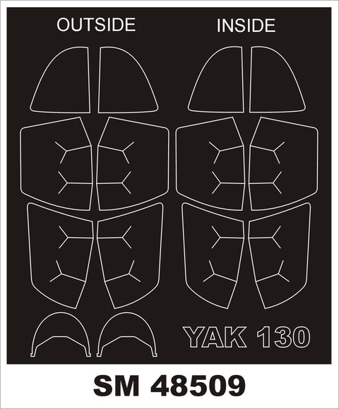 モンテックス SM48509 1/48 YAK-130(ズベズダ用) ミニマスク