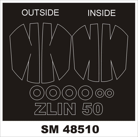 モンテックス SM48510 1/48 ズリン Z-50L(KPモデル用) ミニマスク