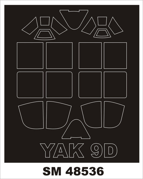 モンテックス SM48536 1/48 YAK-9D(ズベズダ用) ミニマスク