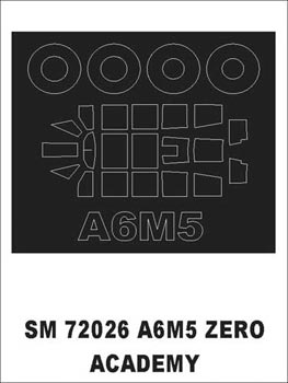 モンテックス SM72026 1/72 A6M5 Zero(アカデミー用) ミニマスク