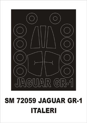 モンテックス SM72059 1/72 ジャギュア GR 1(イタレリ用) ミニマスク