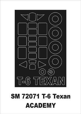 モンテックス SM72071 1/72 T-6 テキサン(アカデミー用) ミニマスク