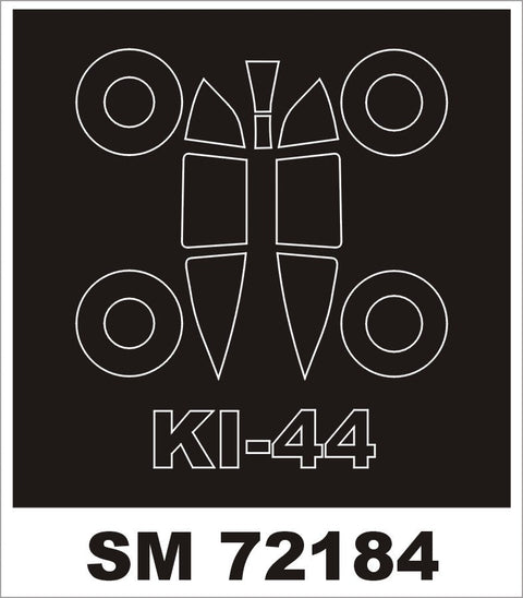 モンテックス SM72184 1/72 キ44 二式戦闘機(ソード用) ミニマスク