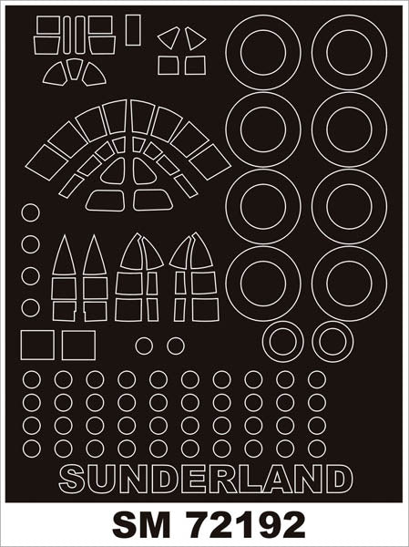 モンテックス SM72192 1/72 サンダーランド Mk I(イタレリ用) ミニマスク