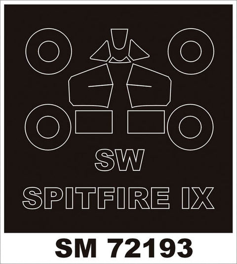 モンテックス SM72193 1/72 スピットファイア MkIX (ソード用) ミニマスク