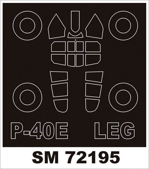 モンテックス SM72195 1/72 P-40E (レガト用) ミニマスク