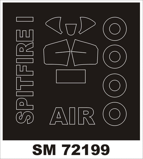モンテックス SM72199 1/72 スピットファイア MkI (エアフィックス用) ミニマスク
