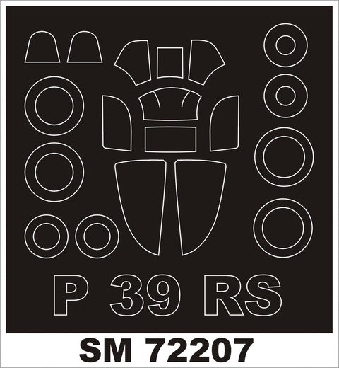 モンテックス SM72207 1/72 P-39 エアコブラ (アールエスモデル用) ミニマスク