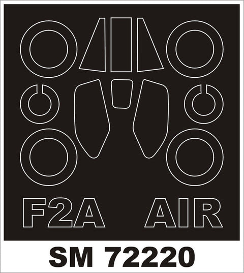 モンテックス SM72220 1/72 EE ライトニングF.2A(エアフィックス用) ミニマスク