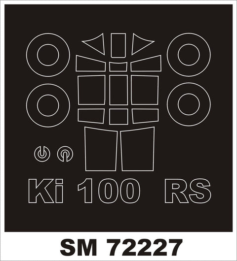 モンテックス SM72227 1/72 キ100 五式戦闘機(RSモデル用) ミニマスク