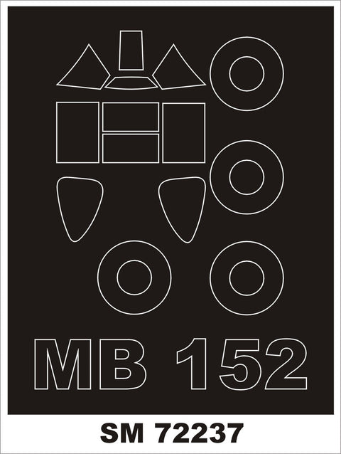 モンテックス SM72237 1/72 ブロック 152(RSモデル用) ミニマスク