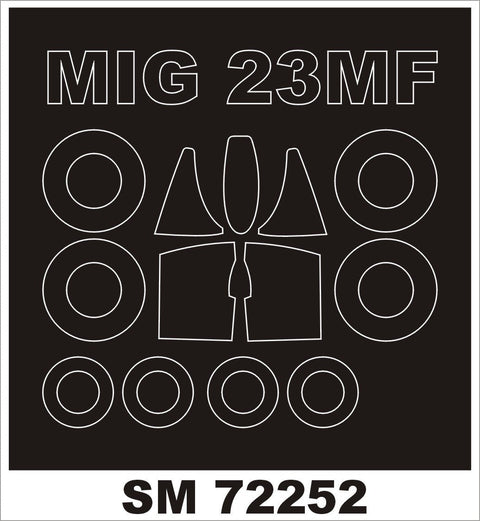 モンテックス SM72252 1/72 MiG-23MF(KPモデル用) ミニマスク