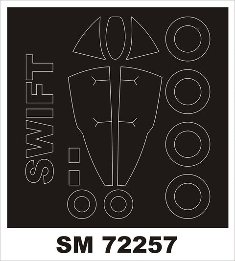 モンテックス SM72257 1/72 スウィフト(エアフィックス用) ミニマスク