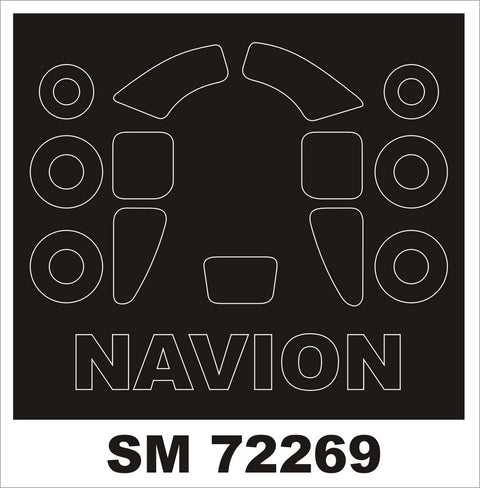 モンテックス SM72269 1/72 L-17A ナビオン(バロム用) ミニマスク
