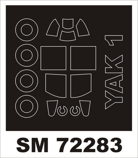 モンテックス SM72283 1/72 YAK-1(ブレンガン用) ミニマスク
