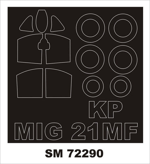 モンテックス SM72290 1/72 MiG-21MF(KPモデル用) ミニマスク