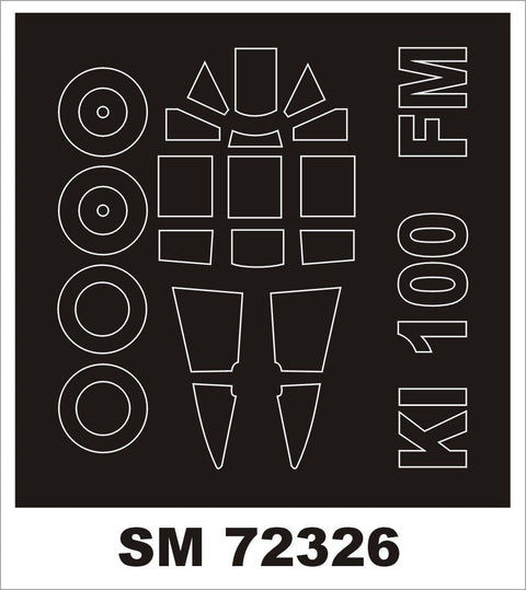 モンテックス SM72326 1/72 五式戦闘機 一型(ファインモールド用) ミニマスク