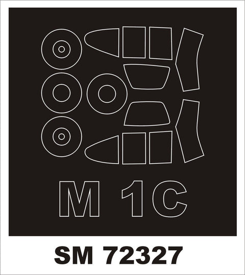 モンテックス SM72327 1/72 MRAZ M-1C(KPモデル用) ミニマスク