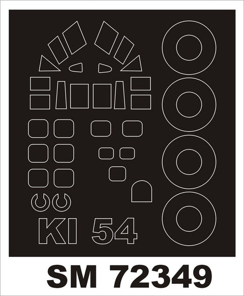 モンテックス SM72349 1/72 キ54 一式双発高等練習機(スペシャルホビー用) ミニマスク