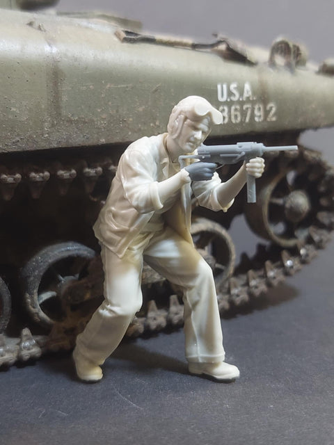 パンツァーアート FI35-206 1/35 WWIIアメリカ 海兵隊戦車兵 近接戦闘 No.2