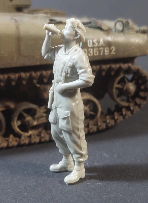 パンツァーアート FI35-236 1/35 WWIIイギリス 戦車兵カバーオール(休憩中)No.2