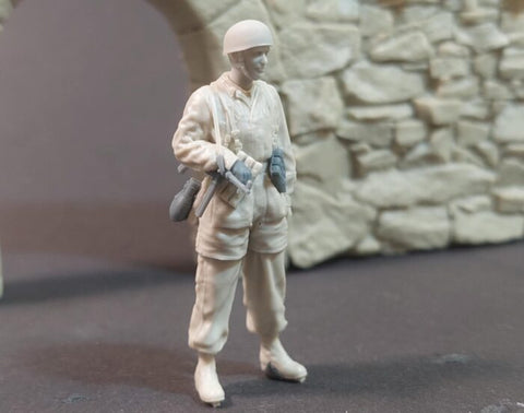 パンツァーアート FI35-244 1/35 WWIIドイツ 降下猟兵 休憩中 No.1