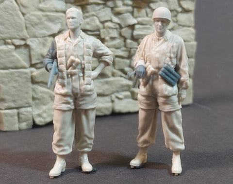 パンツァーアート FI35-246 1/35 WWIIドイツ 降下猟兵 休憩中 2体セット