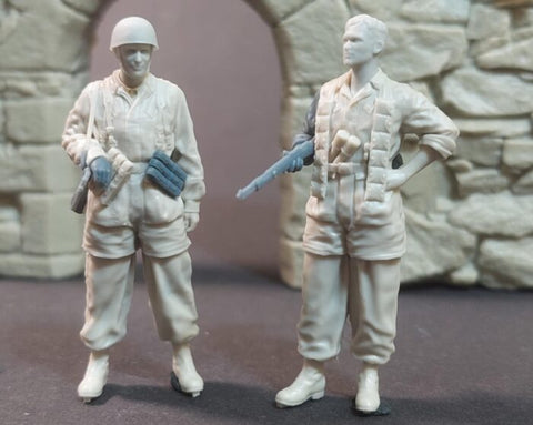 パンツァーアート FI35-246 1/35 WWIIドイツ 降下猟兵 休憩中 2体セット